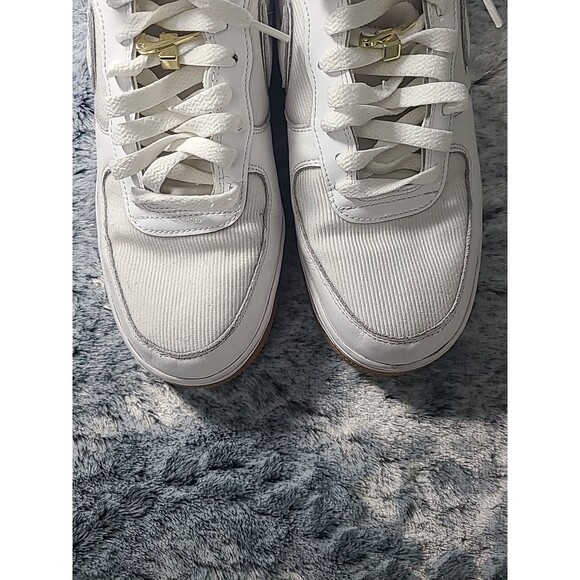 Nike Air Force 1 \'07 White Shoes Men\'s Size 9 Gum Sole Used Sneakers 0J7015-991 main image 6